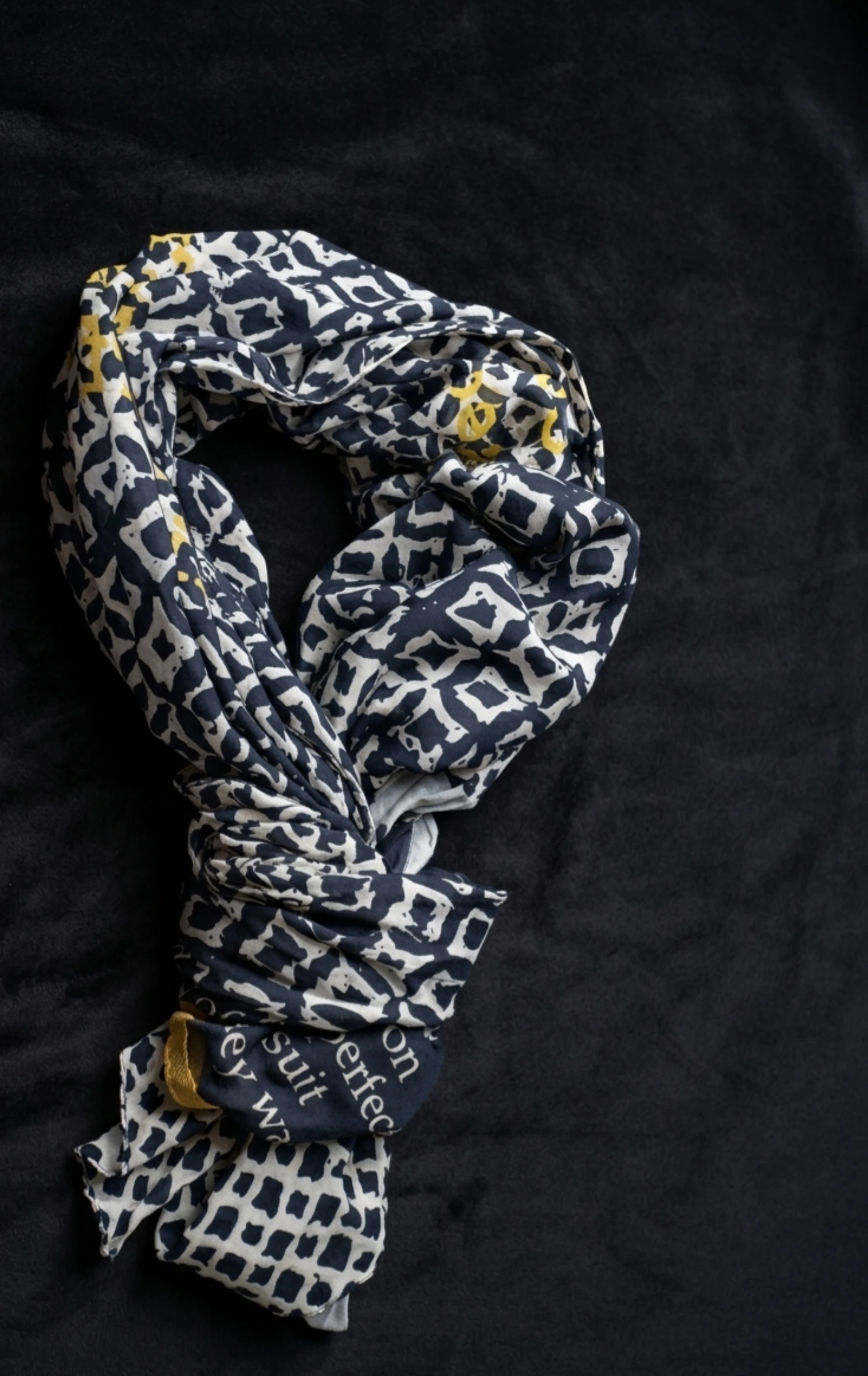 Foulard graphique